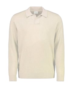 Heren polo beige