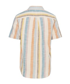 Heren overhemd korte mouw multicolor