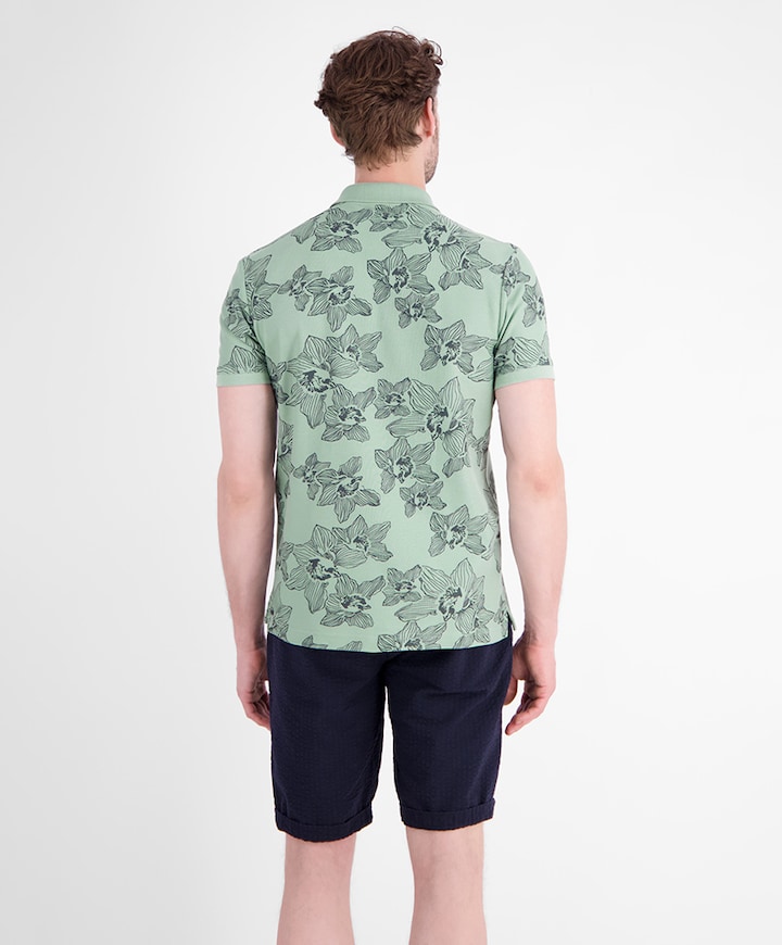 Heren polo groen