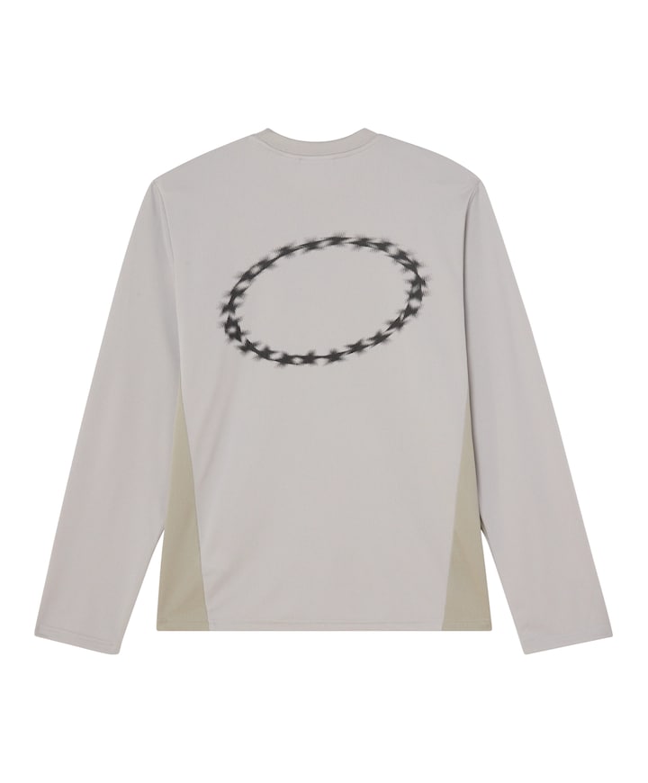 Heren longsleeve grijs