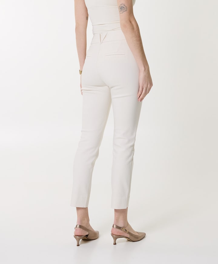 JV KRIS fitted pants ecru