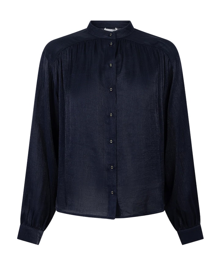 Dames blouse blauw