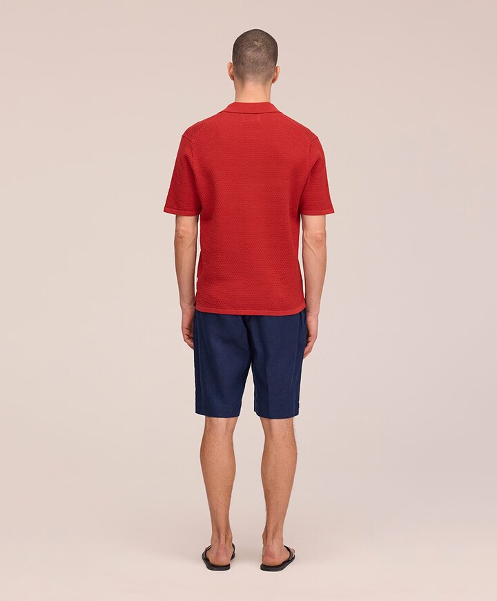 Heren polo rood