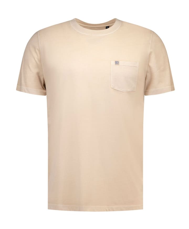 Heren T-shirt beige