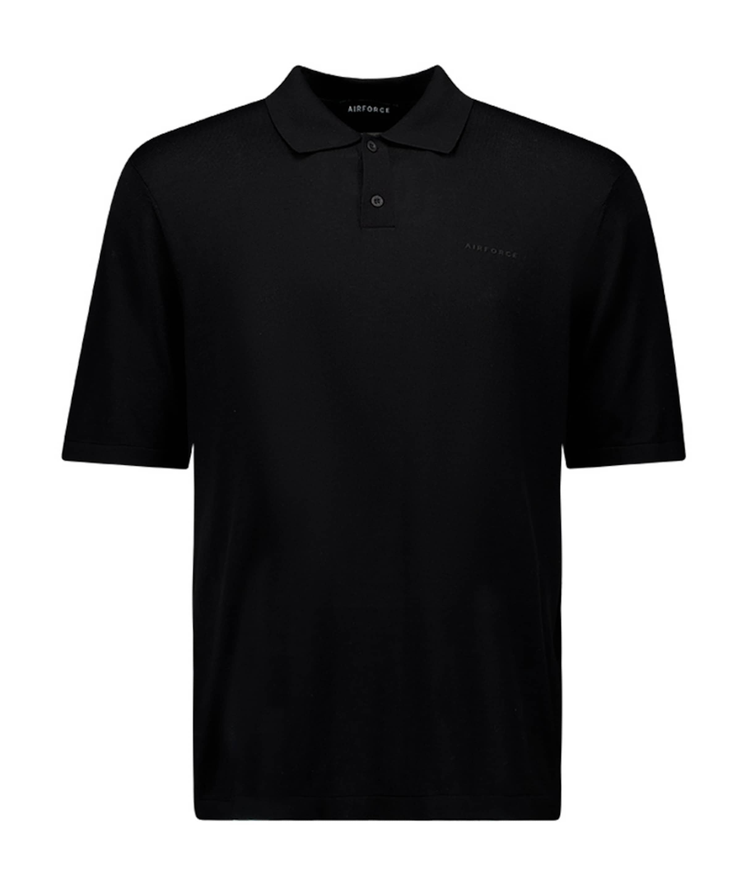 Heren polo zwart