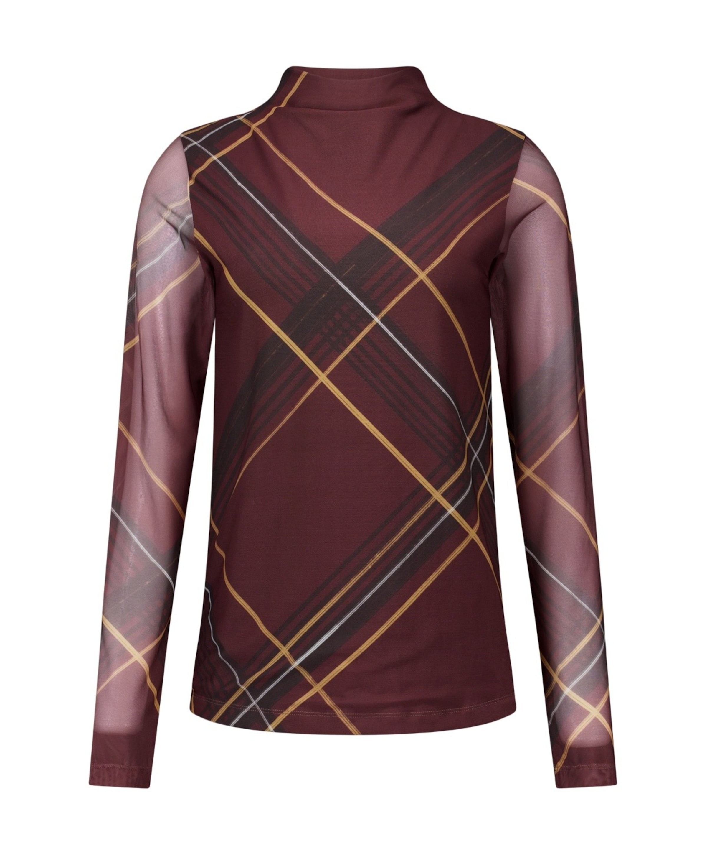 Dames longsleeve bruin