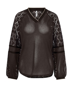 Dames trui bruin
