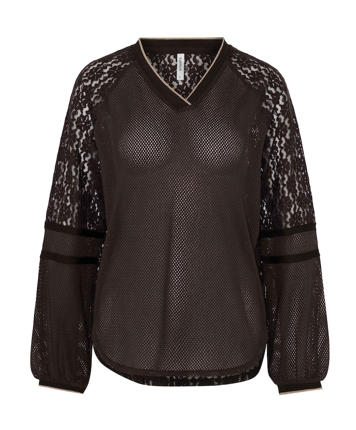 Dames trui bruin