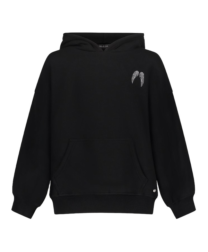 Meisjes hoodie zwart