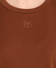 Dames T-shirt bruin