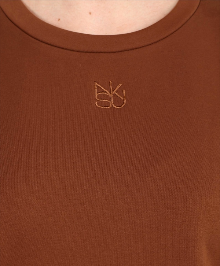 Dames T-shirt bruin