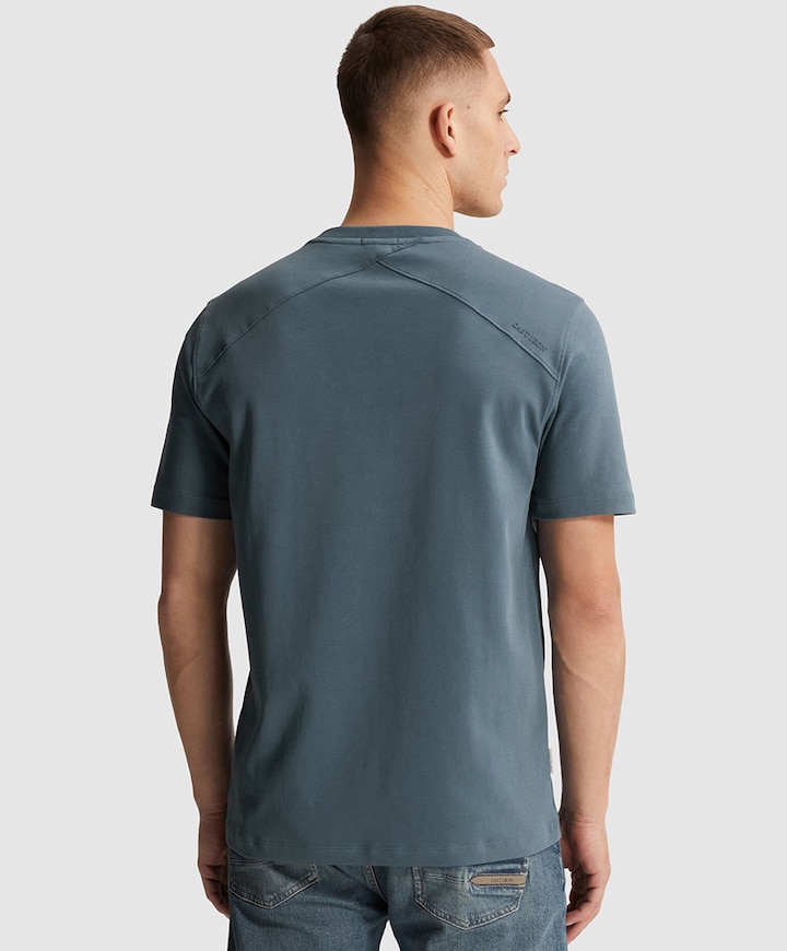 Heren T-shirt blauw