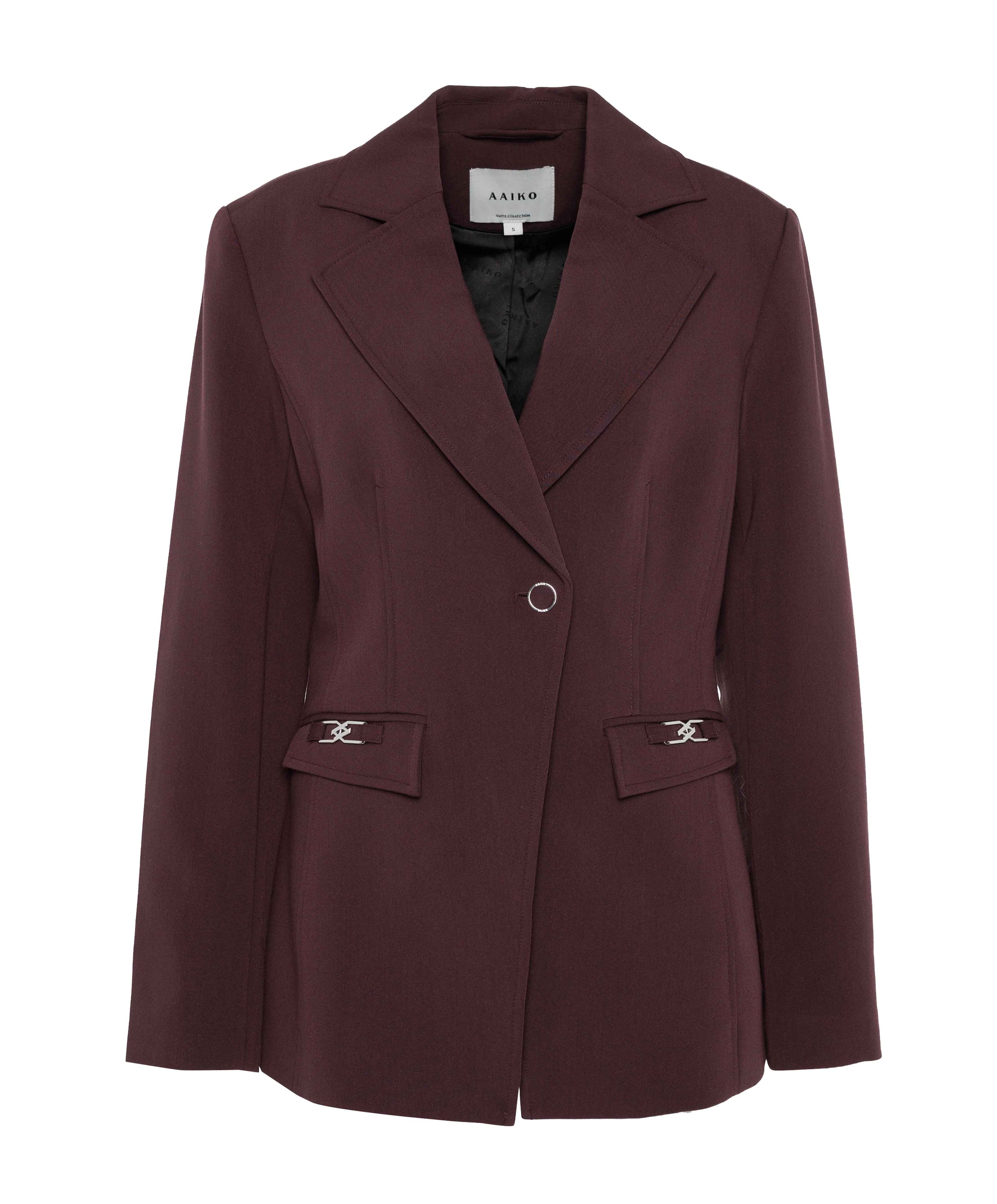 Dames blazer bordeaux