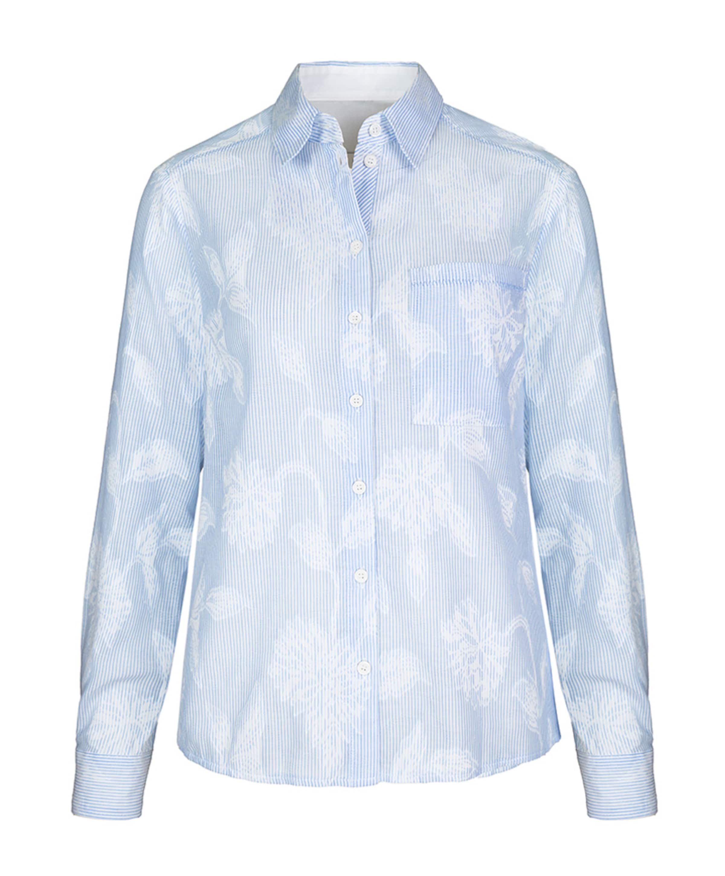 Dames blouse blauw