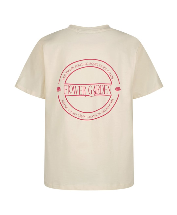 Meisjes t-shirt beige