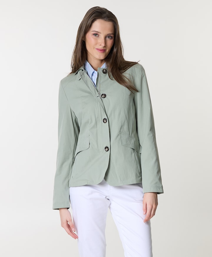 Dames jas groen