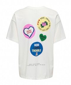 Dames T-shirt ecru