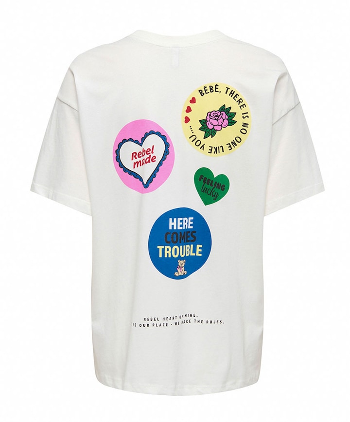 Dames T-shirt ecru