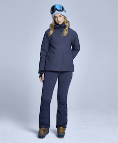 Dames ski-jas blauw