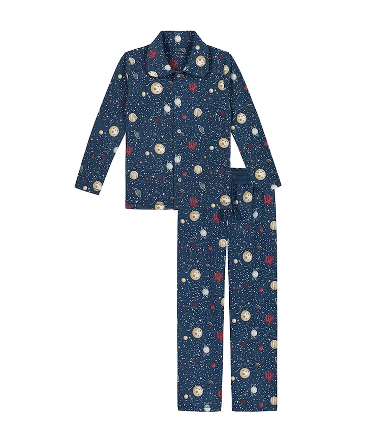 Jongens pyjamaset blauw
