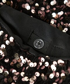 NKFRUNICA WIDE broek zwart