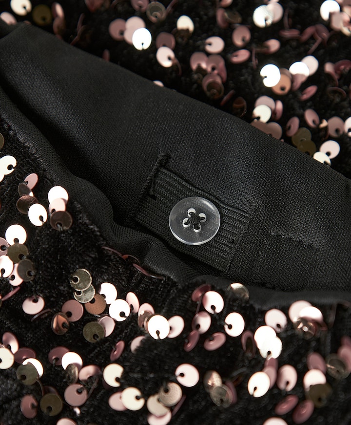 NKFRUNICA WIDE broek zwart