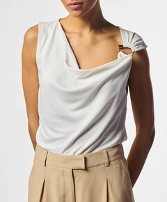 Dames top ecru