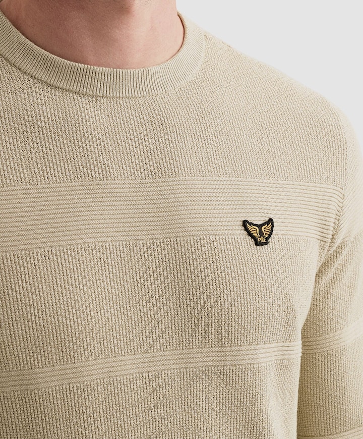 Heren trui beige