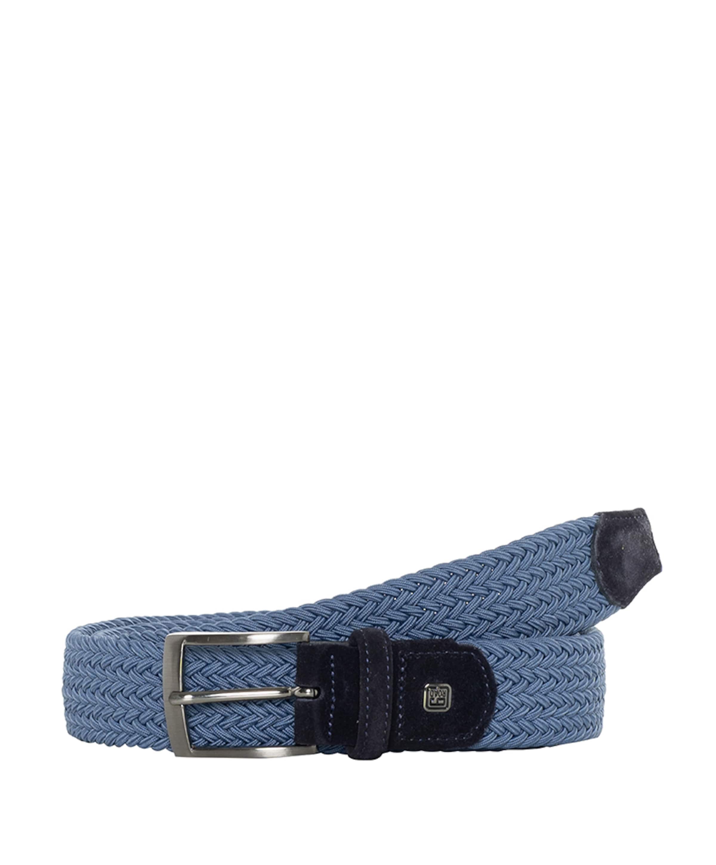 Heren riem blauw