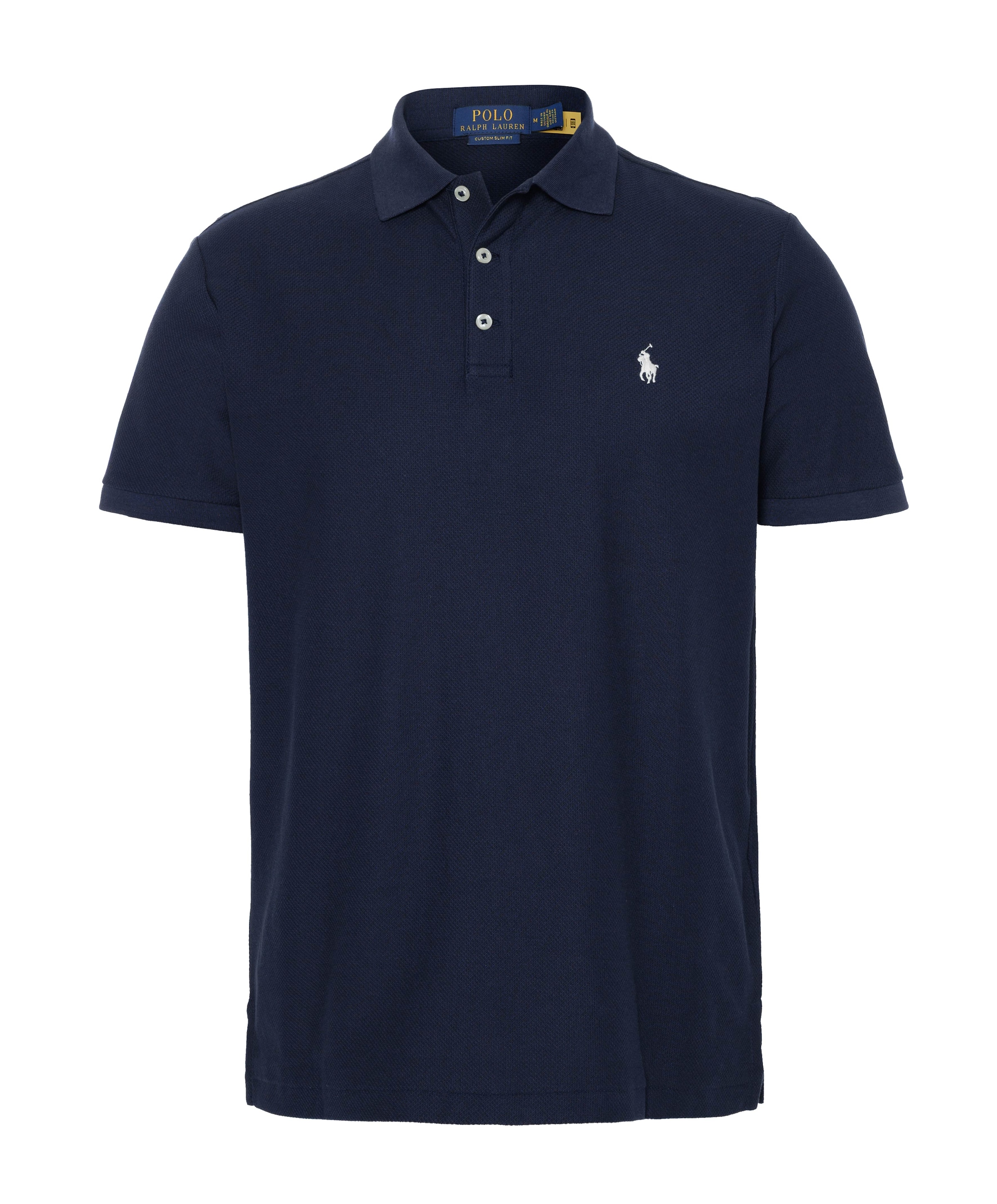 Heren polo blauw