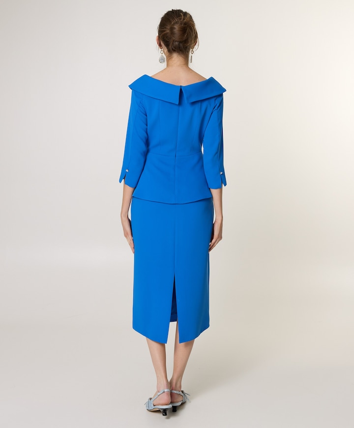 Dames jurk blauw
