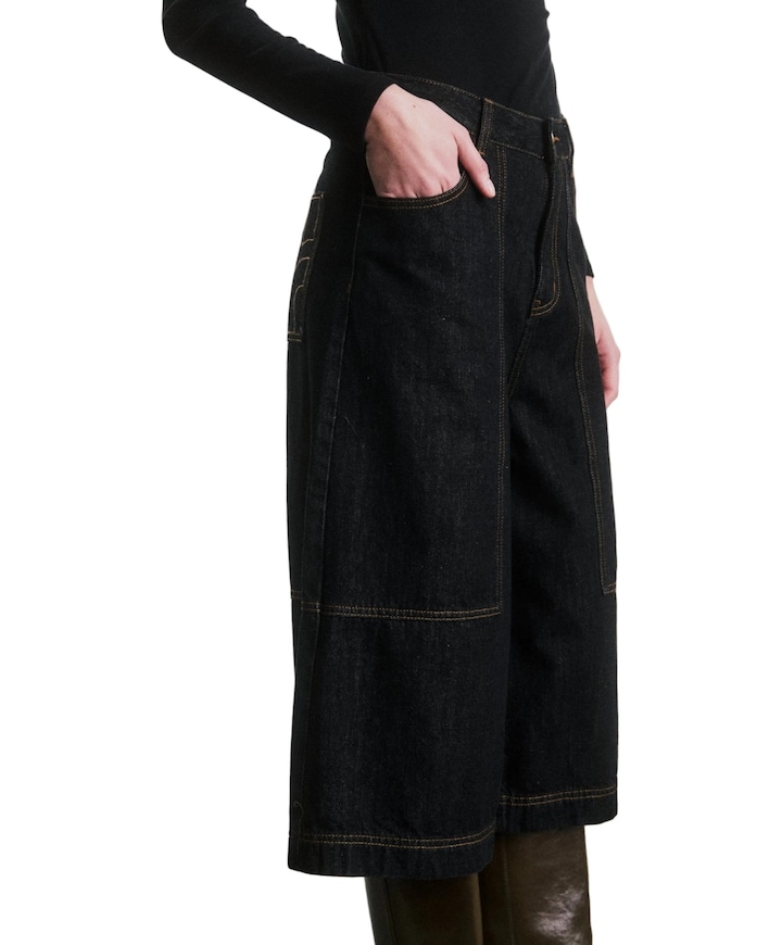 Lukas dames jorts blauw
