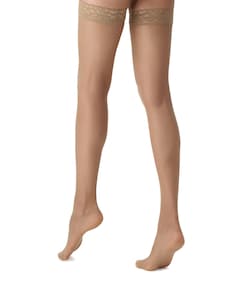 Dames panty  Bas Chic Up 15 denier beige