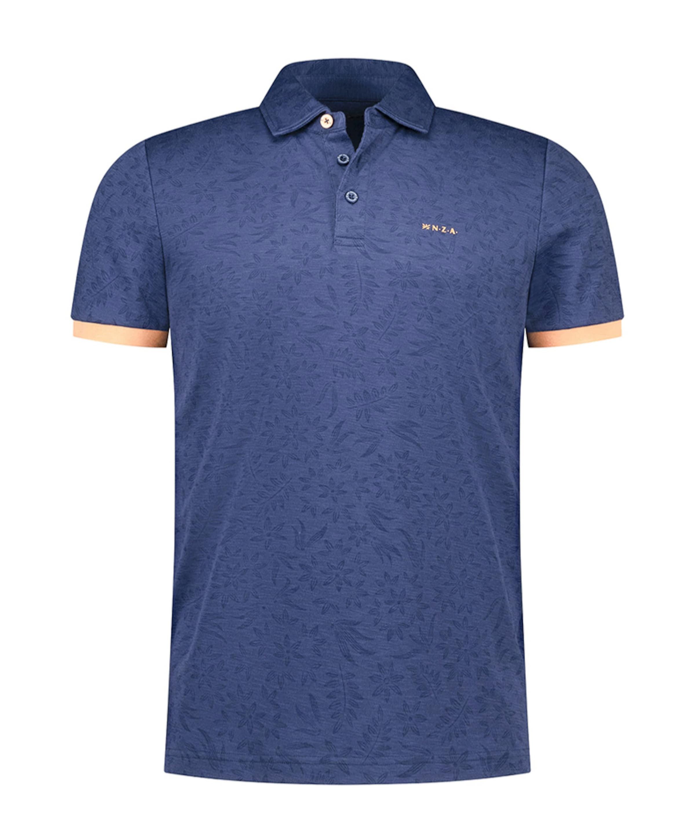 Heren polo blauw