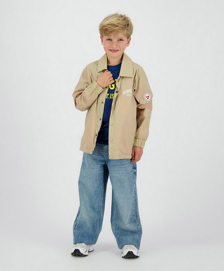 Jongens jas beige
