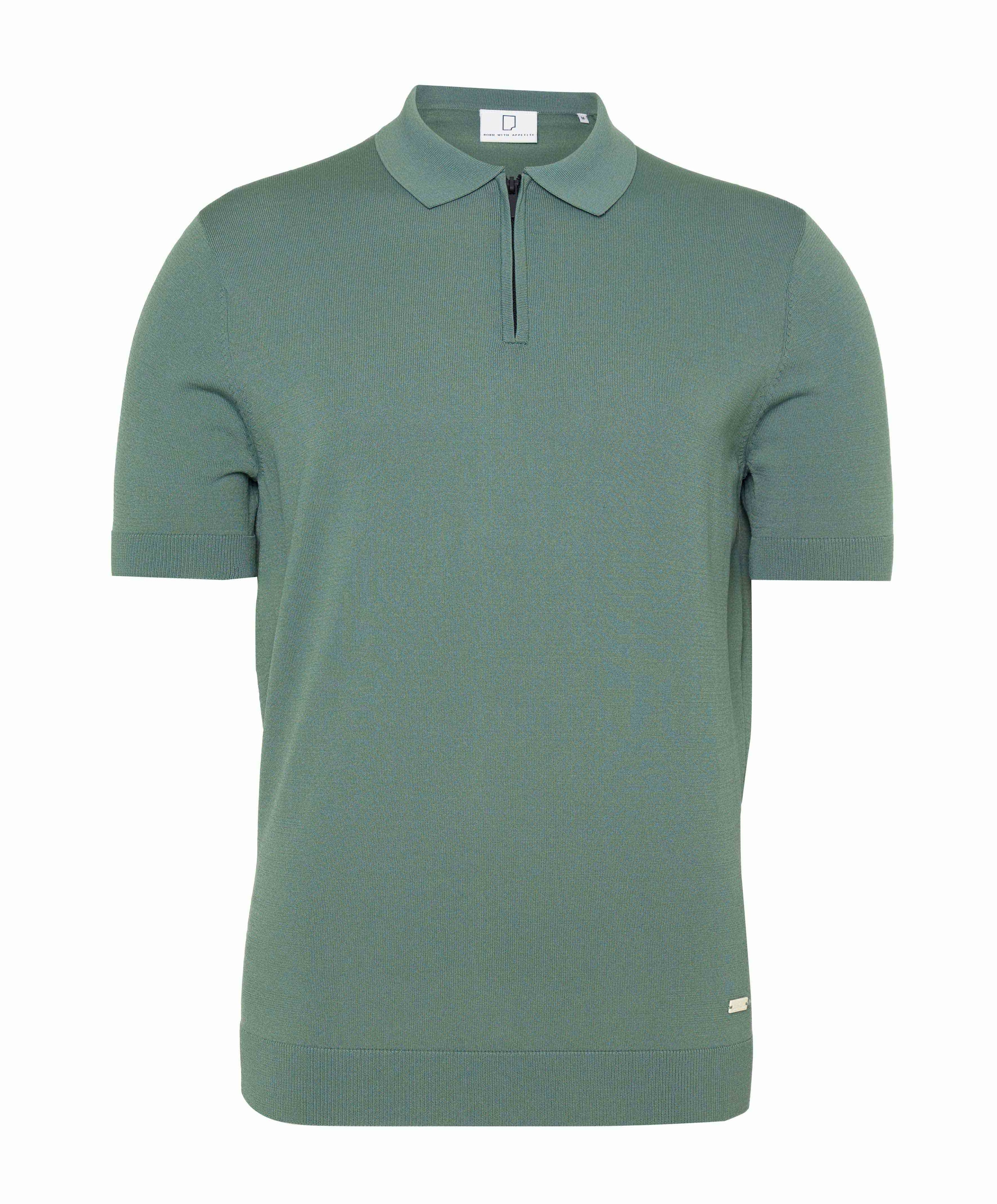 Heren polo groen