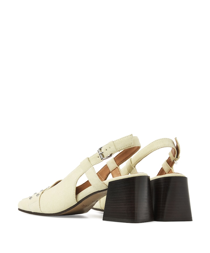 Laine Julia dames slingbacks ecru