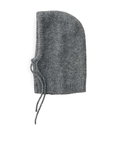 Dames balaclava grijs