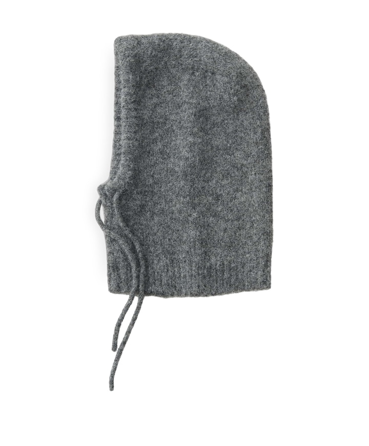Dames balaclava grijs