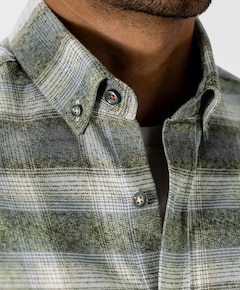Heren overshirt bruin