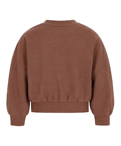 Meisjes sweater bruin