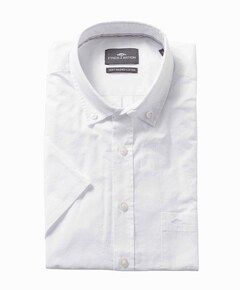 Heren overhemd korte mouw wit