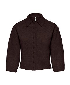 Dames vest bruin