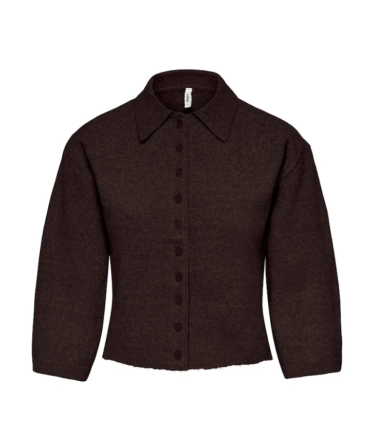 Dames vest bruin