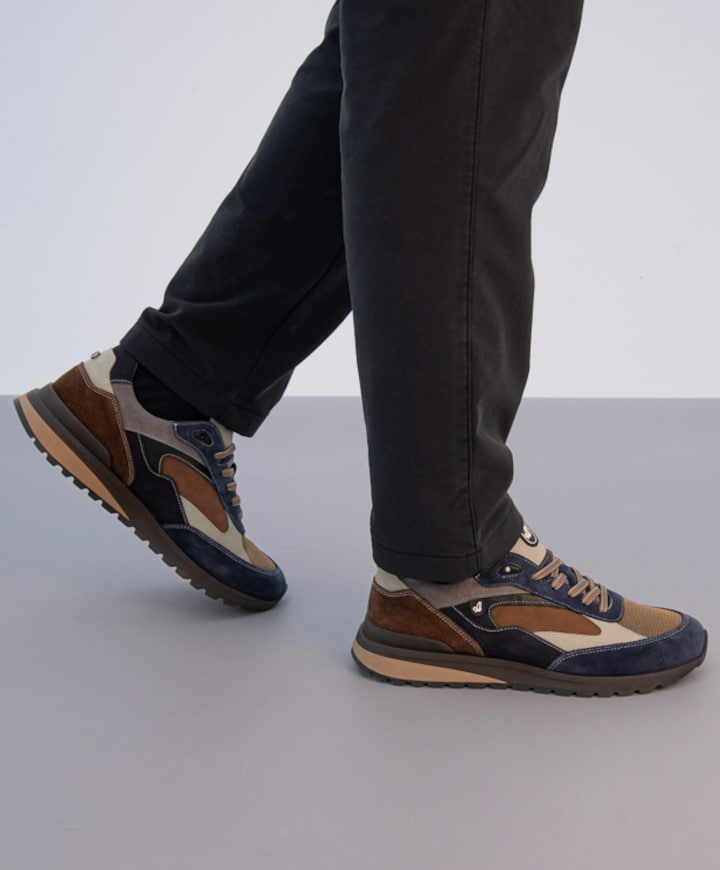 Sparrow heren sneakers blauw
