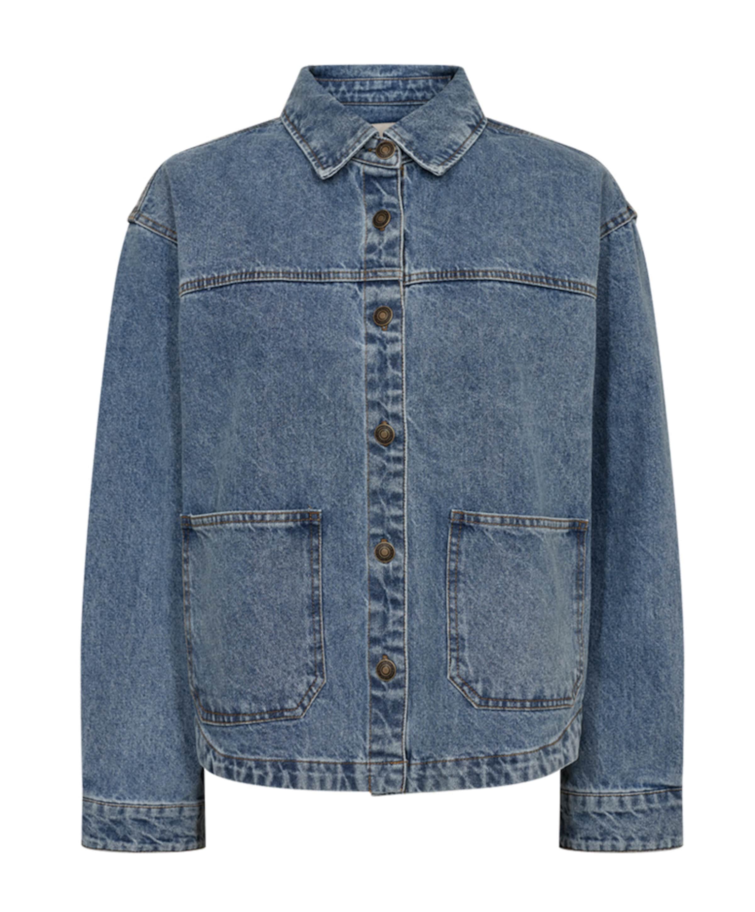 Dames jas blauw