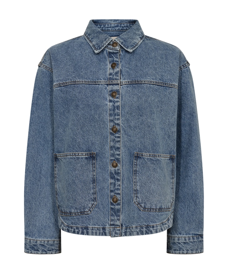 Dames jas blauw