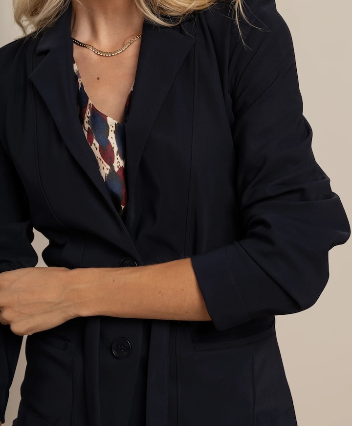 Dames blazer blauw
