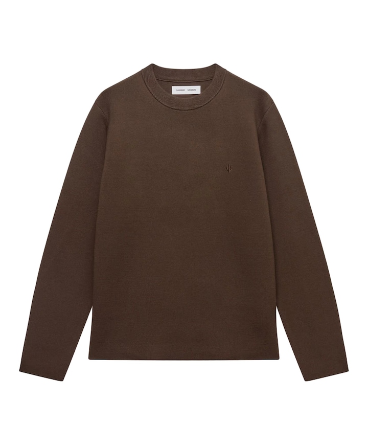 Heren sweater bruin