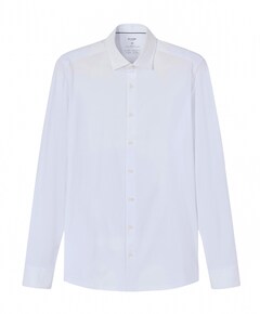 Heren overhemd lange mouw wit